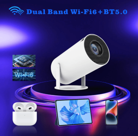 4K Ultra-Clear Travel Projector - TechNest