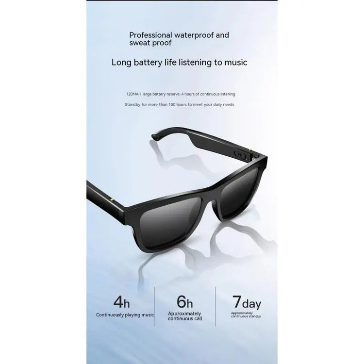 Bluetooth Smart Glasses Sunglasses Headset – Built - in Speaker, UV400, Touch Control | TechNest - TechNest
