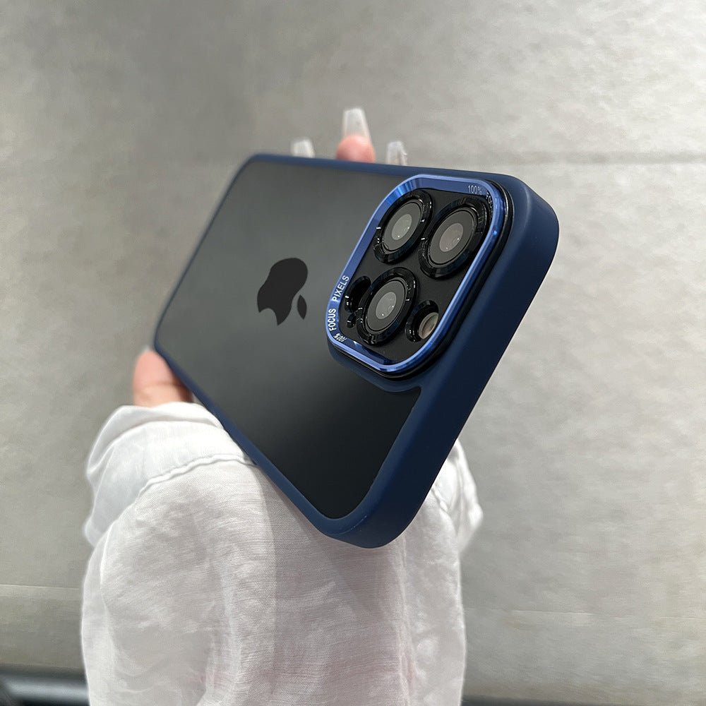 Metal Lens Transparent Magnetic Case for iPhone 15 Pro Max - TechNest