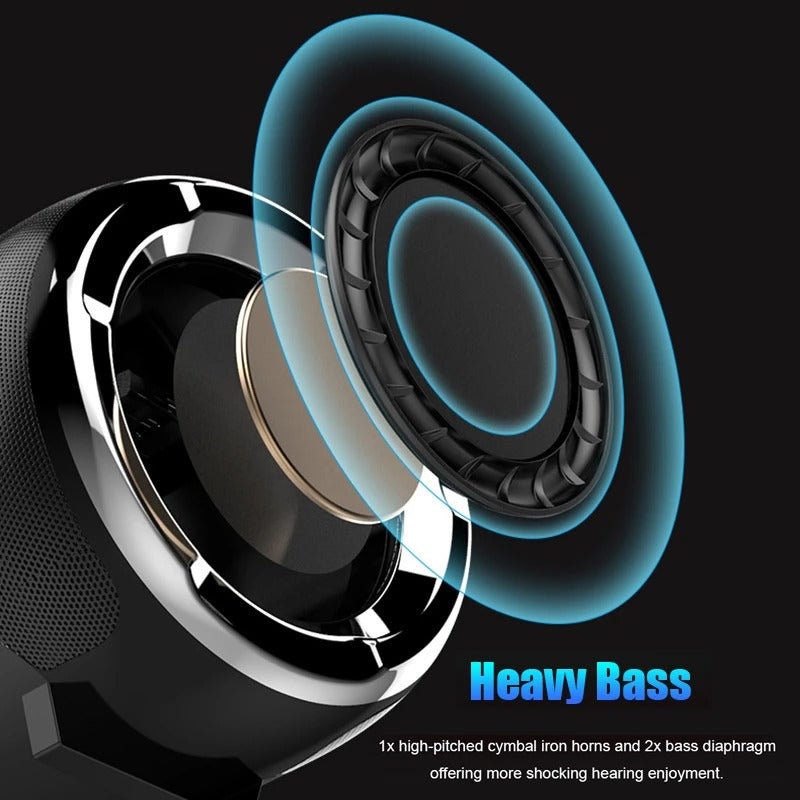 Portable Bluetooth Speaker with Subwoofer – Anti - Fall, Wireless, Multi - Color | TechNest - TechNest