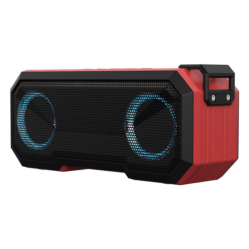 Waterproof Colorful Luminous Outdoor Wireless Speaker With Dual Speakers With Power Bank - Voltara