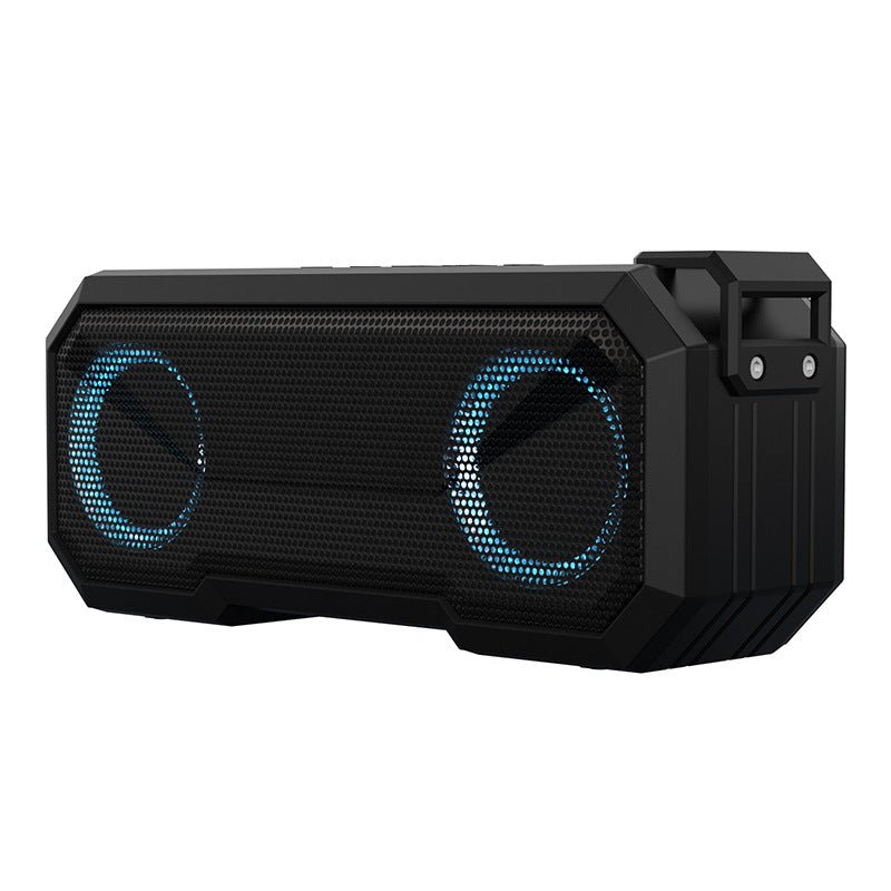 Waterproof Colorful Luminous Outdoor Wireless Speaker With Dual Speakers With Power Bank - Voltara