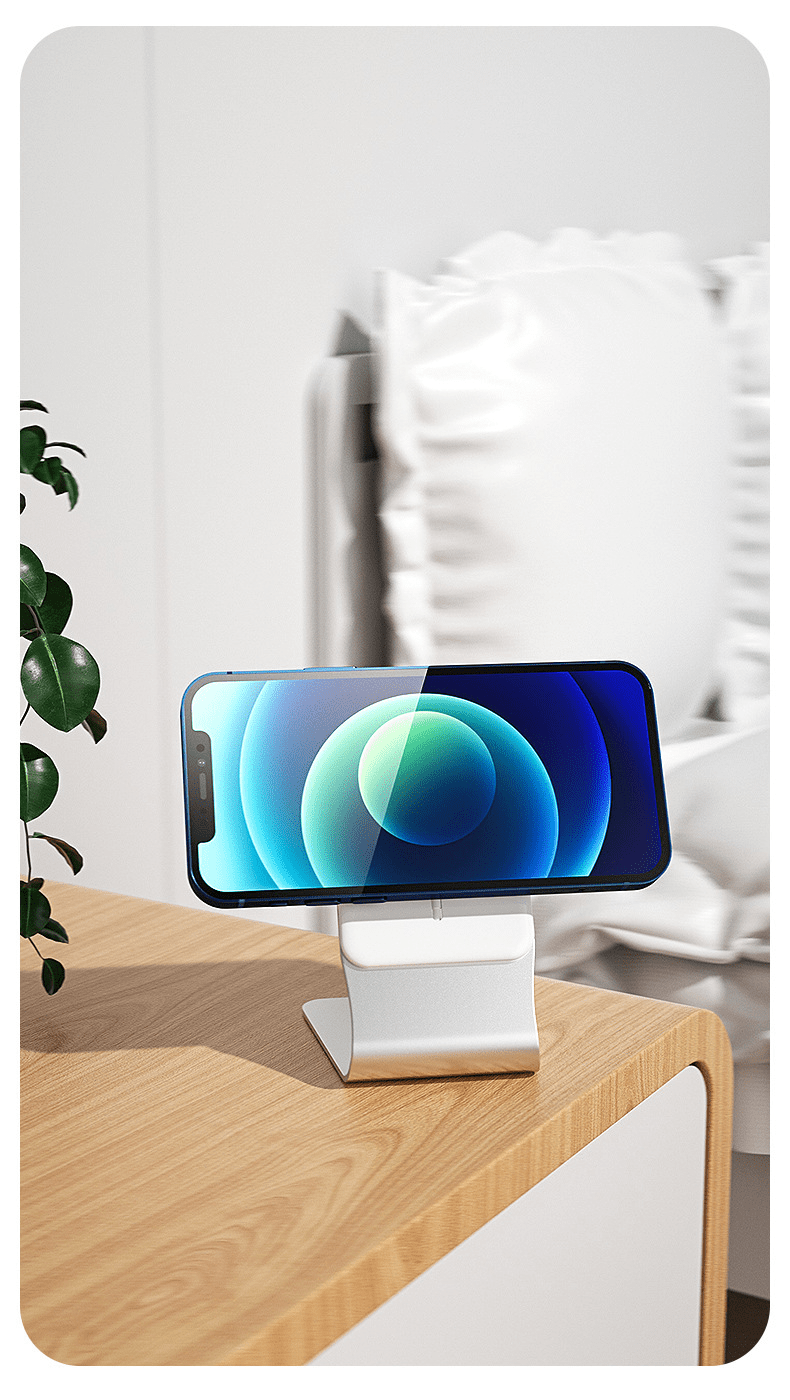 Wireless Charging Desktop Stand for Mobile Phones - TechNest