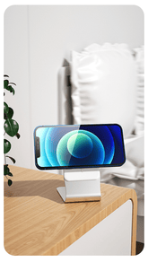 Wireless Charging Desktop Stand for Mobile Phones - TechNest